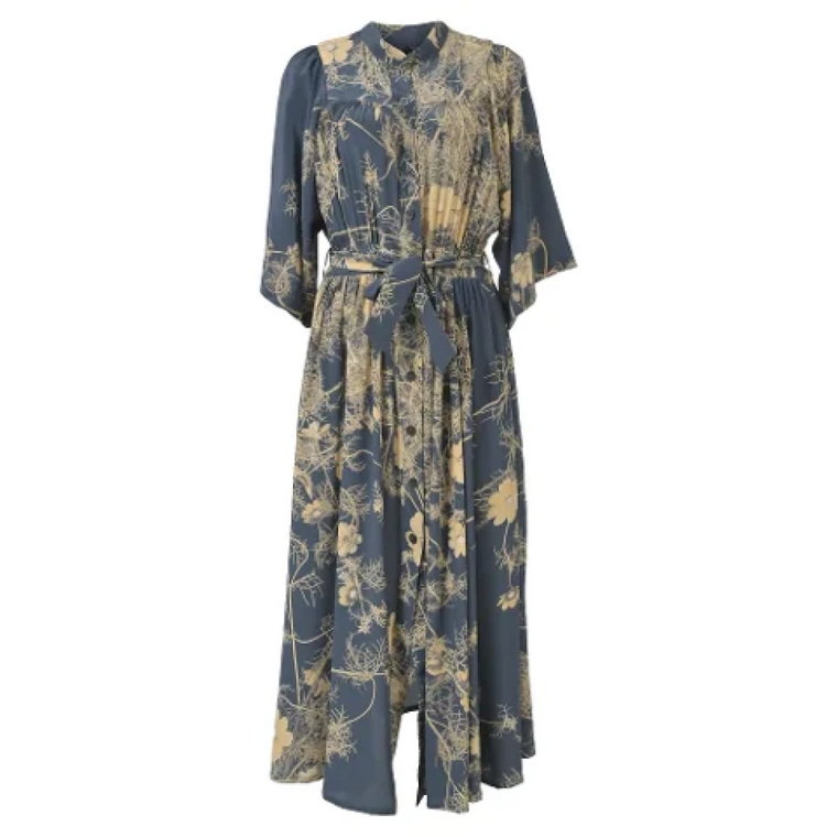 Pre-owned Silk dresses Dries van Noten Pre-owned