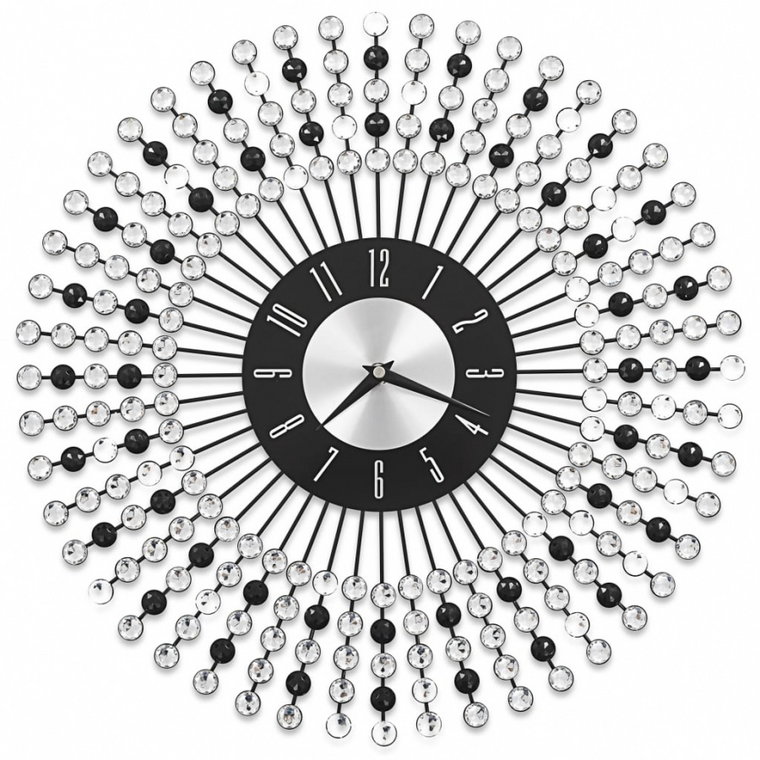 Zegar ścienny, metal, 43 cm, czarny kod: V-283859