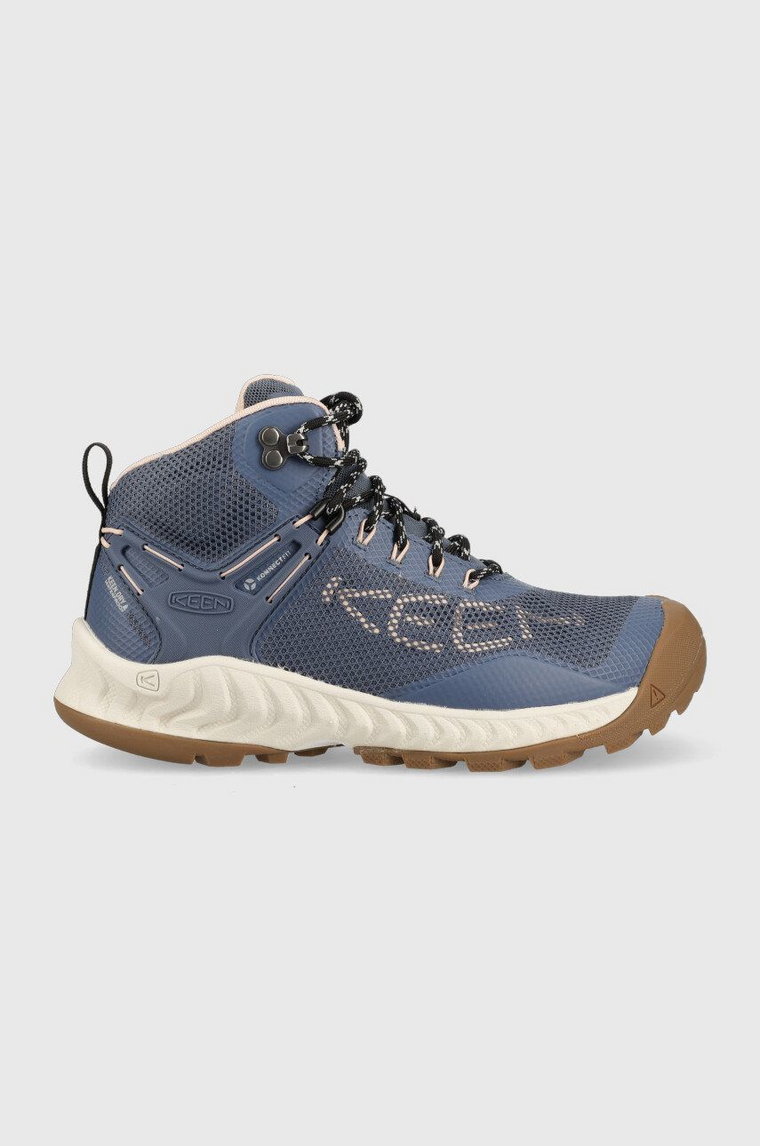 Keen buty Nxis Evo Mid Waterproof damskie kolor niebieski