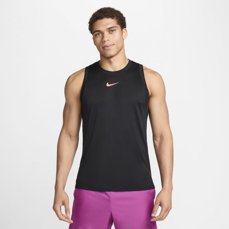 Męska koszulka bez rękawów do tenisa Dri-FIT NikeCourt Slam - Czerń