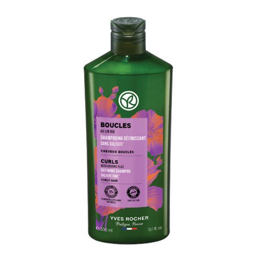 Yves Rocher, Szampon do włosów kręconych z lnem BIO, 300 ml