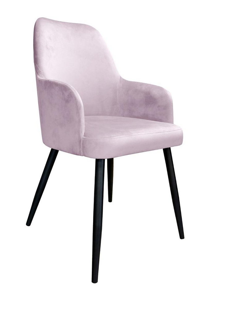 Krzesło ATOS Westa MG55, różowo-czarne, 88x65x53 cm