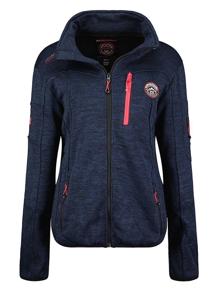 Geographical Norway Kurtka polarowa "Trincesse" w kolorze granatowym