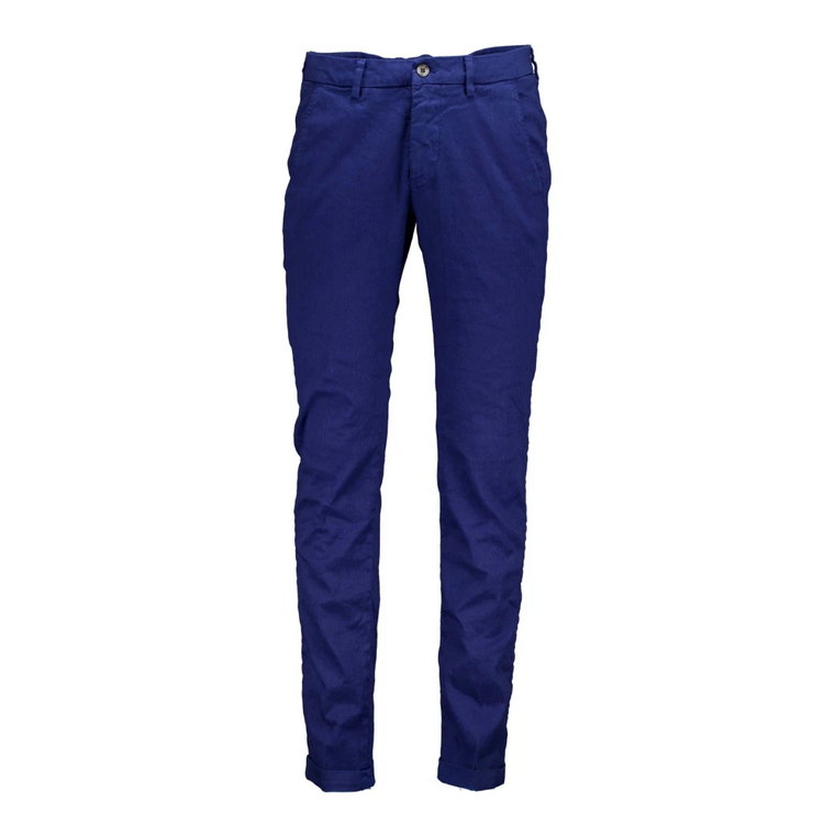 Wielofunkcyjne i stylowe spodnie Torino Chino w kolorze niebieskim Mbe111 847 Mason's