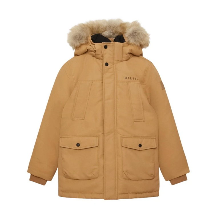 Parka techniczna kakhi Tommy Hilfiger