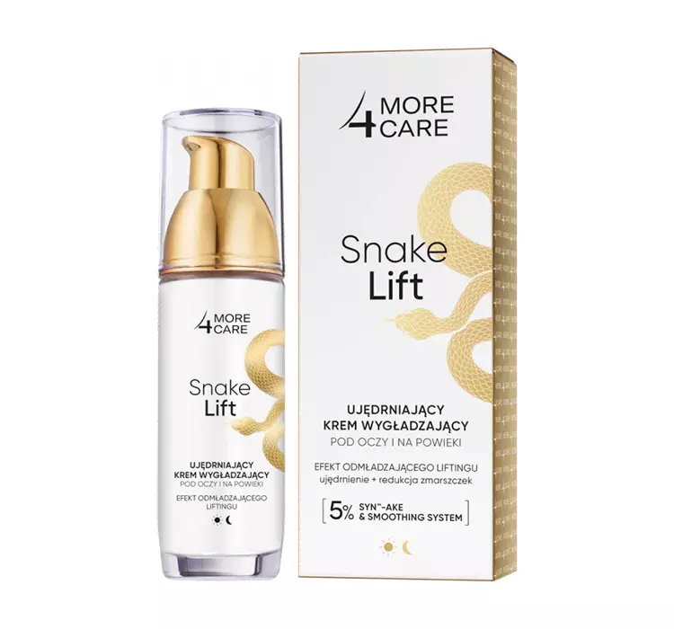 MORE4CARE SNAKE LIFT UJĘDRNIAJĄCY KREM WYGŁADZAJĄCY POD OCZY I NA POWIEKI 35ML