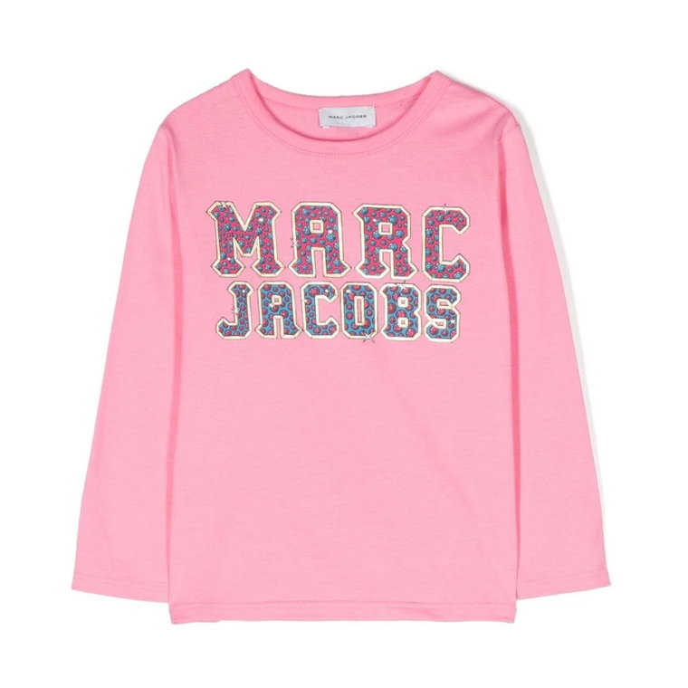 Koszulka z długim rękawem z nadrukiem dla dziewcząt Marc Jacobs