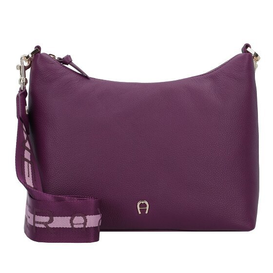 AIGNER Zita Torba na ramię Skórzany 26.5 cm plum