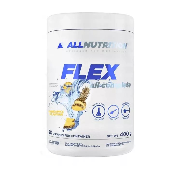 ALLNUTRITION FLEX ALL COMPLETE KOLAGEN NA STAWY ANANAS 400G