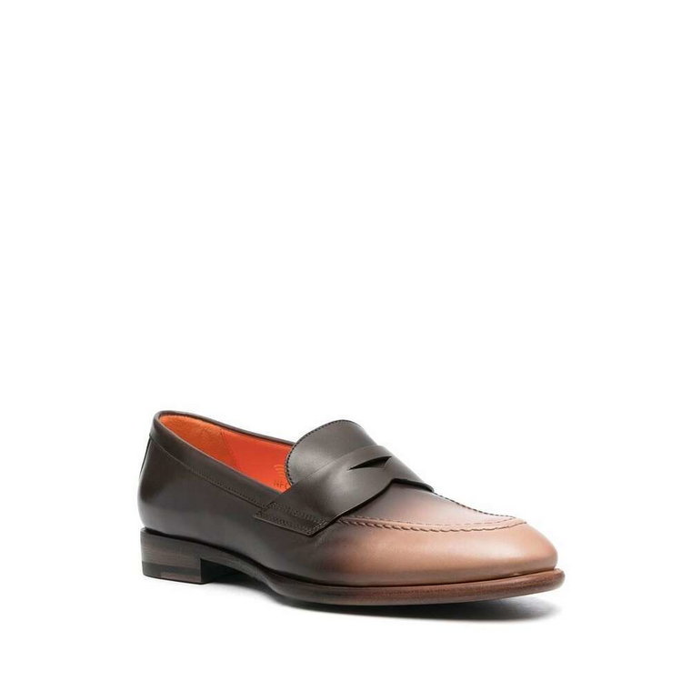 Suede Loafers Santoni