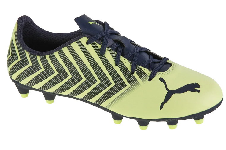 Puma Tacto II Jr FG/AG 106704-06, Dla chłopca, Żółte, buty piłkarskie - korki, skóra syntetyczna, rozmiar: 32