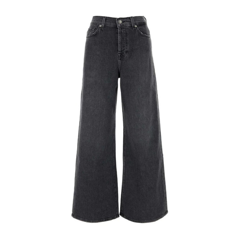 Czarne jeansy Zoey z elastanem 7 For All Mankind