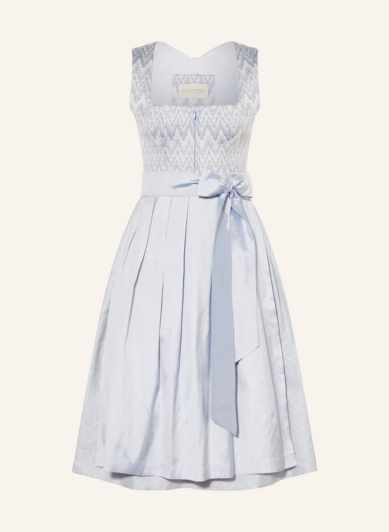 Alpenherz Sukienka Bawarska Pippa Z Błyszczącą Przędzą blau