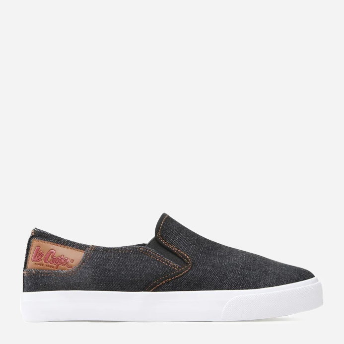 Buty slip-on męskie Lee Cooper LCW-23-31-1851M 44 28.5 cm Czarne (5904292138425). Buty slip-on męskie