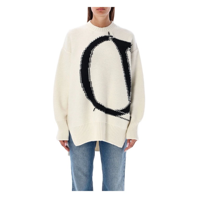 Dzianinowy sweter Off White