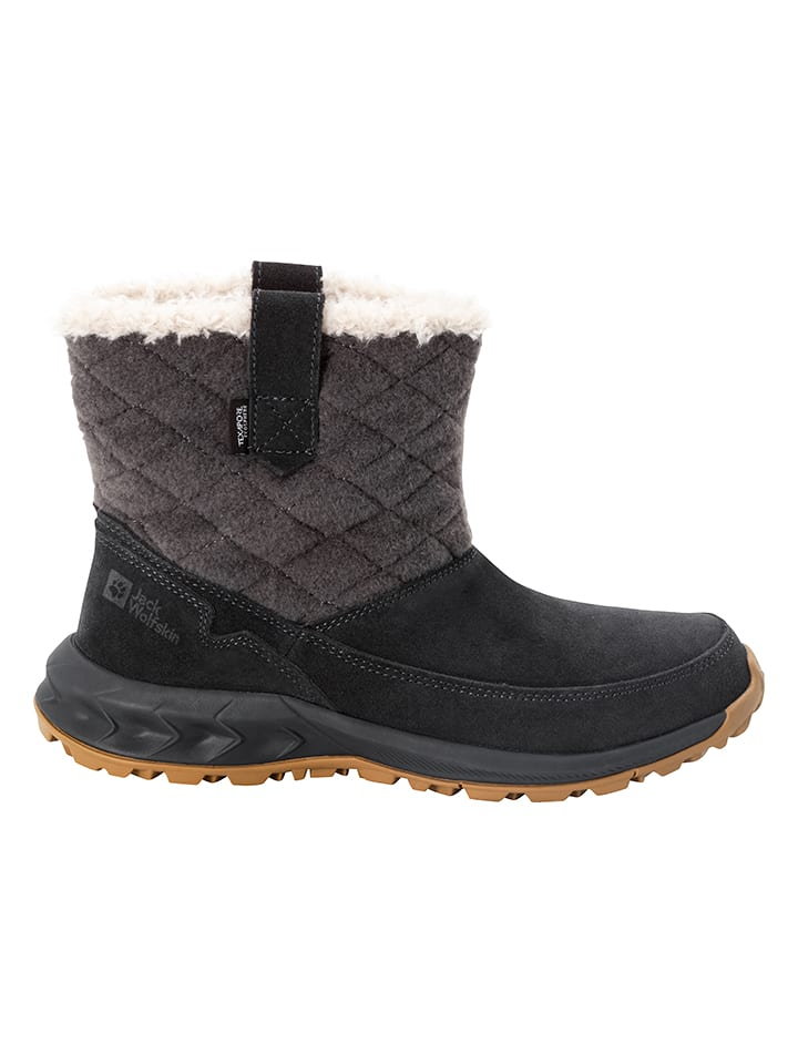 Jack Wolfskin Botki zimowe "Queenstown" w kolorze antracytowym