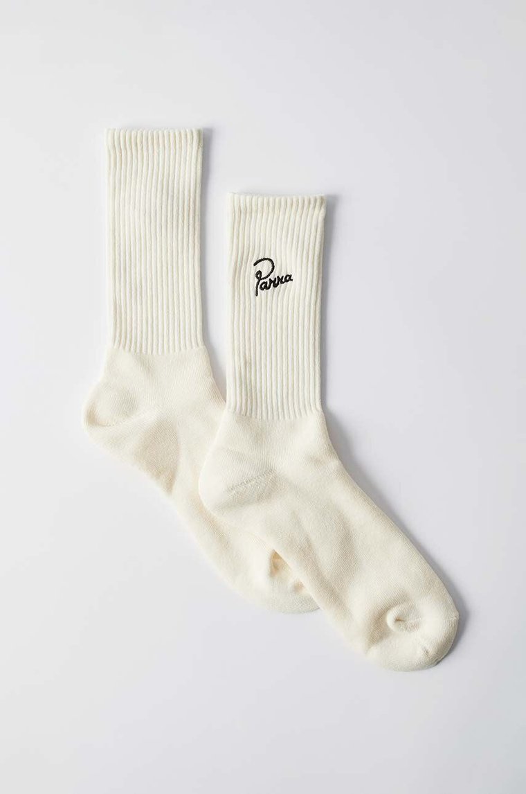 by Parra skarpetki Signature Socks kolor biały 52376