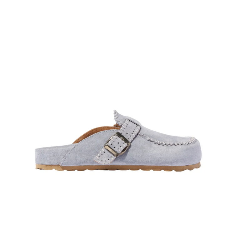 Cheyenne Morning Suede Mule Scarosso