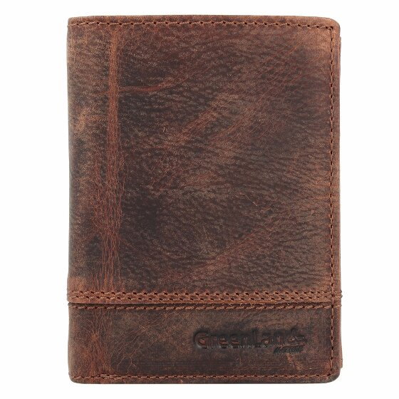 Greenland Nature Classic Wallet RFID Leather 9 cm braun
