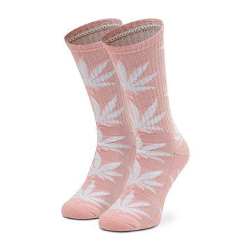 Skarpety Wysokie Unisex HUF - Essentials Plantlife Sock SK00298 r. OS Coral Pink