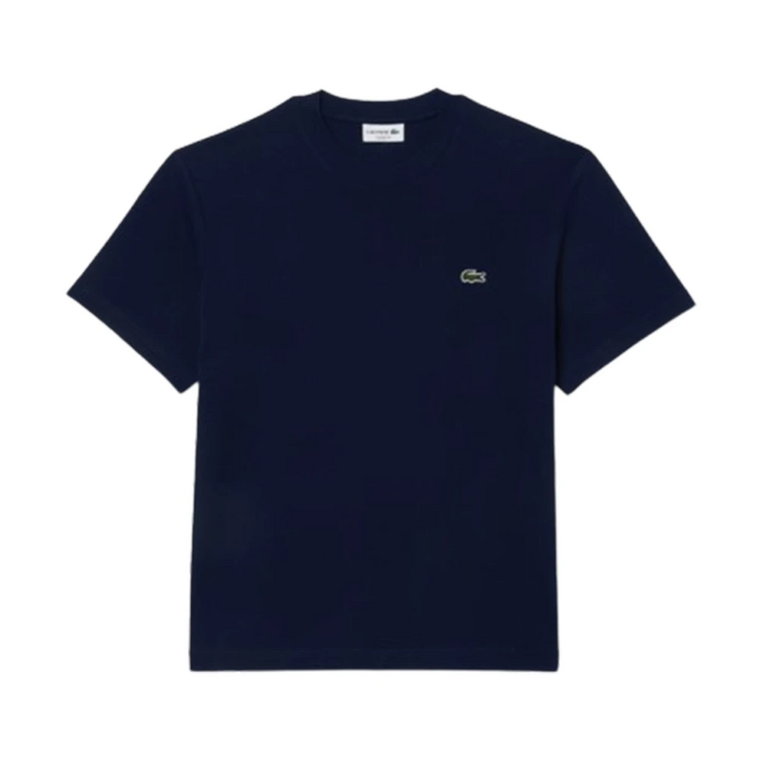 Klasyczny Bawełniany T-shirt z Jerseyu (Granatowy) Lacoste