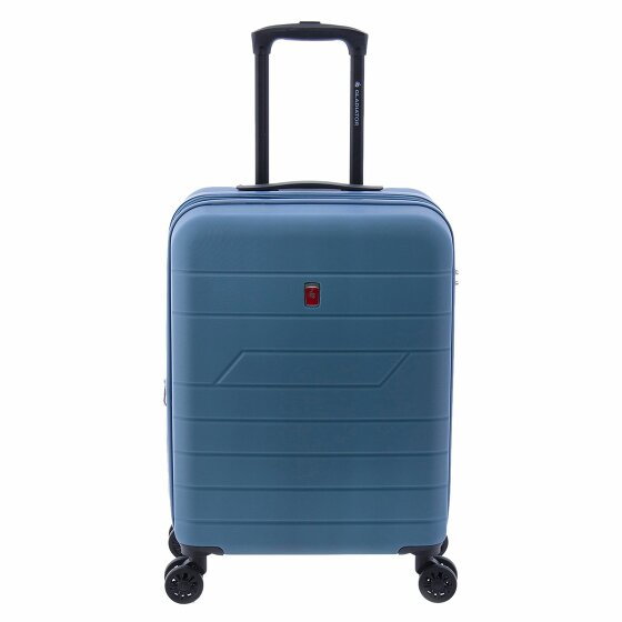 Gladiator 4300 4 kółka Walizka 55 cm z plisą rozprężną petrol blue