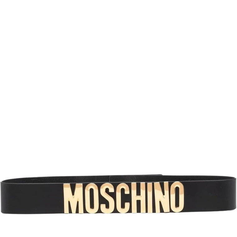 czarny belt Moschino