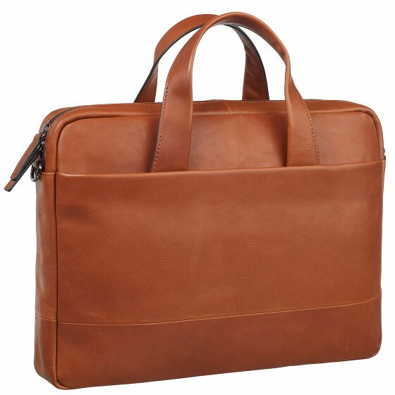 Leonhard Heyden Hamburg Briefcase 38 cm komora na laptopa cognac