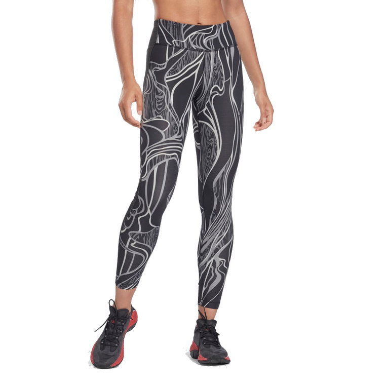 Legginsy damskie Reebok Lux Perform Nature Grown Print H51741