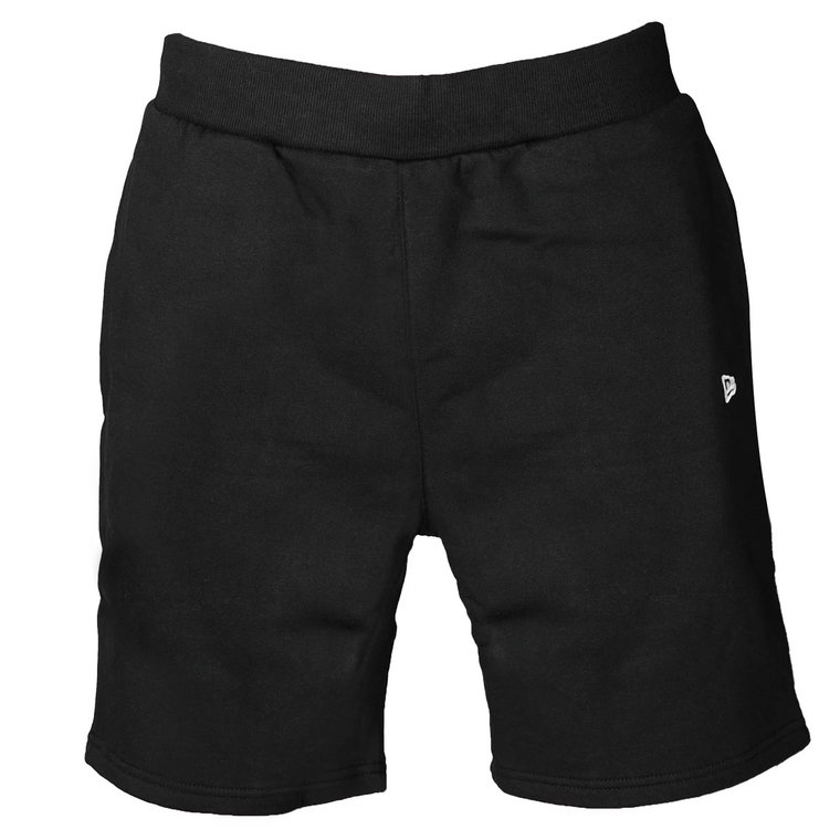 New Era Essentials Shorts 60416739, Męskie, Czarne, spodenki, bawełna, rozmiar: L