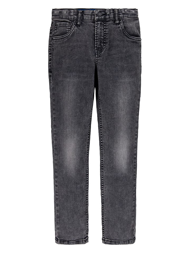 Levi's Kids Dżinsy "512" - Slim fit - w kolorze czarnym