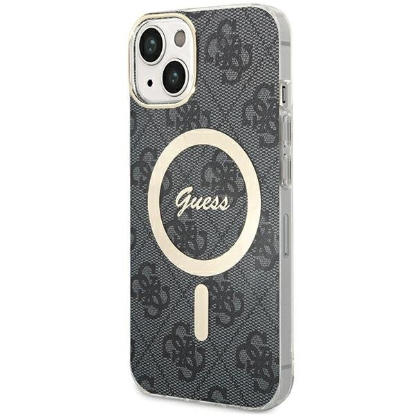 Guess GUHMP15SH4STK iPhone 15 6.1" czarny/black hardcase IML 4G MagSafe