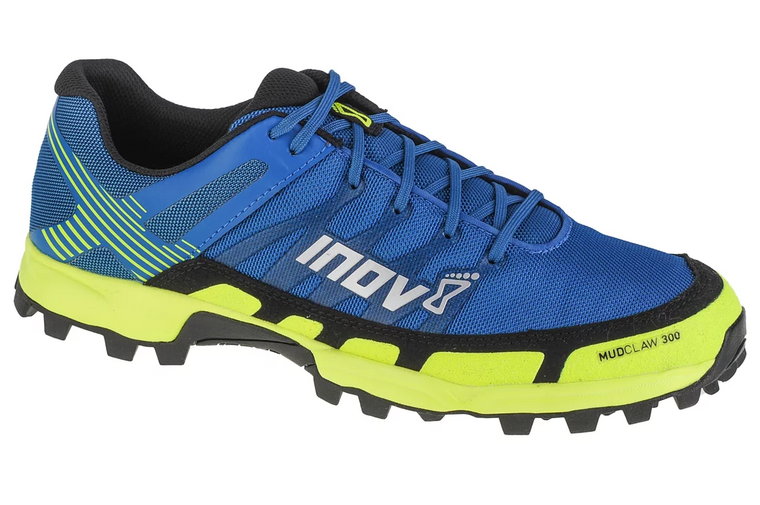 Inov-8 Mudclaw 300 000770-BLYW-P-01, Męskie, Niebieskie, buty do biegania, tkanina, rozmiar: 41,5