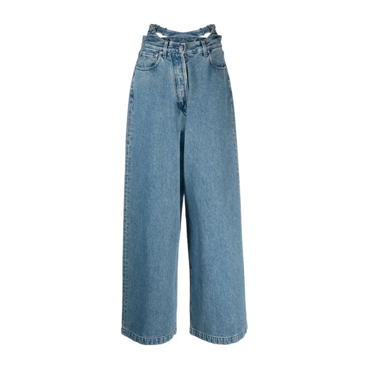 Wide-Leg Jeans Niebieskie Ambush