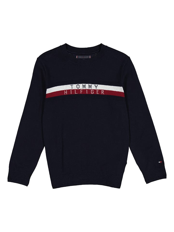 Tommy Hilfiger Sweter w kolorze granatowym