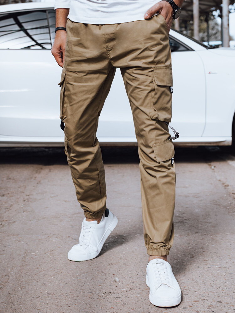 Spodnie męskie bojówki khaki Dstreet UX4210