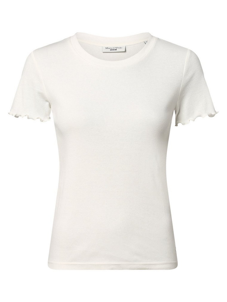 Marc O'Polo Denim - T-shirt damski, biały