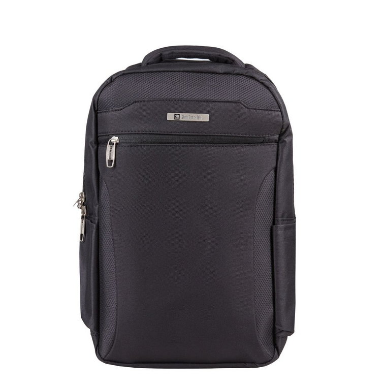 czarny plecak podróżny 40x20x25 cm bagaż podręczny z rączką i uchwy