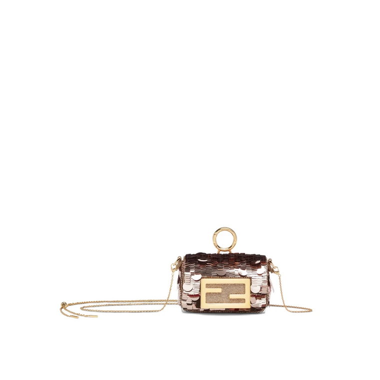 Koronkowa torebka na ramię Fendi
