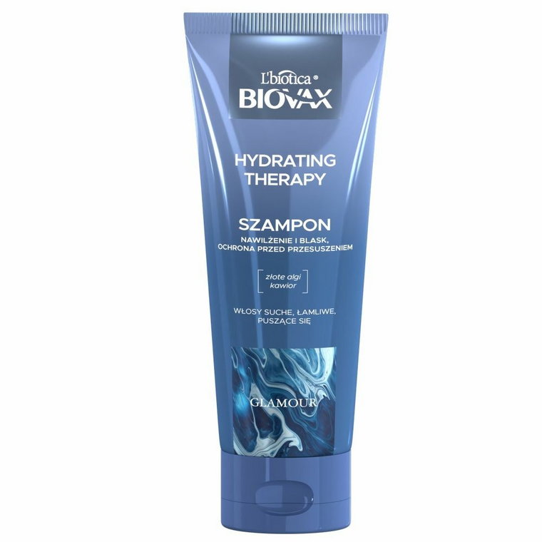 Biovax Glamour Hydrating Therapy Szampon nawilżający do włosów i skóry głowy 200 ml