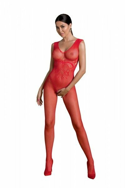 Passion Eco BS003 red Bodystocking