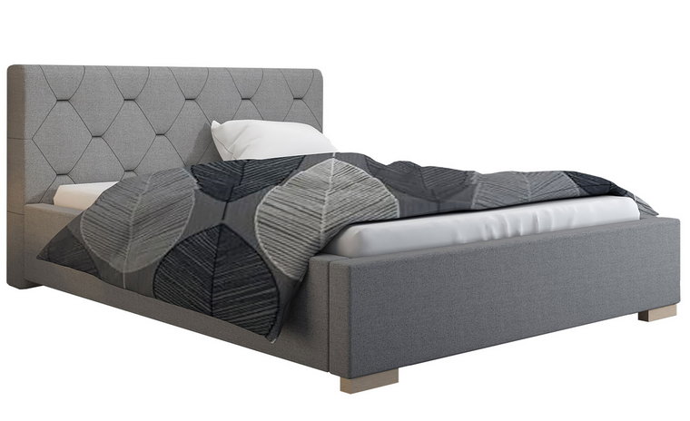 Dwuosobowe łóżko tapicerowane 180x200 Abello 2X - 36 kolorów