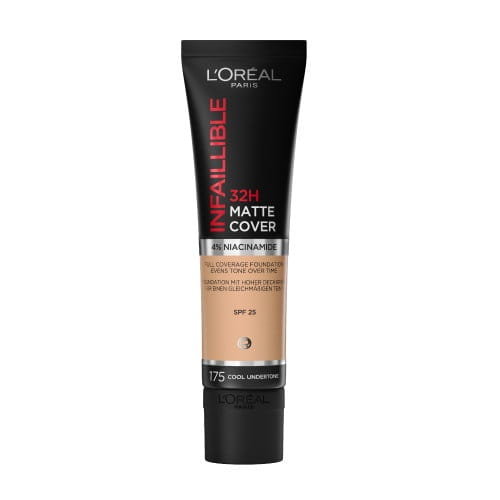 L'Oreal Paris Infallible 32H Matte Cover Foundation długotrwały podkład matujący 175 Cool Undertone/Sand 30ml