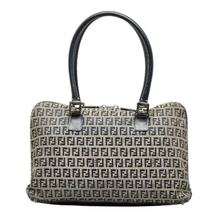 Pre-owned Canvas handbags Fendi Vintage