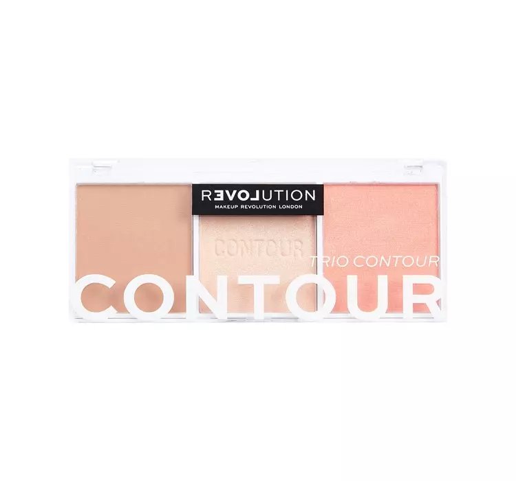 RELOVE TRIO CONTOUR PALETA DO KONTUROWANIA TWARZY SUGAR 3x2G