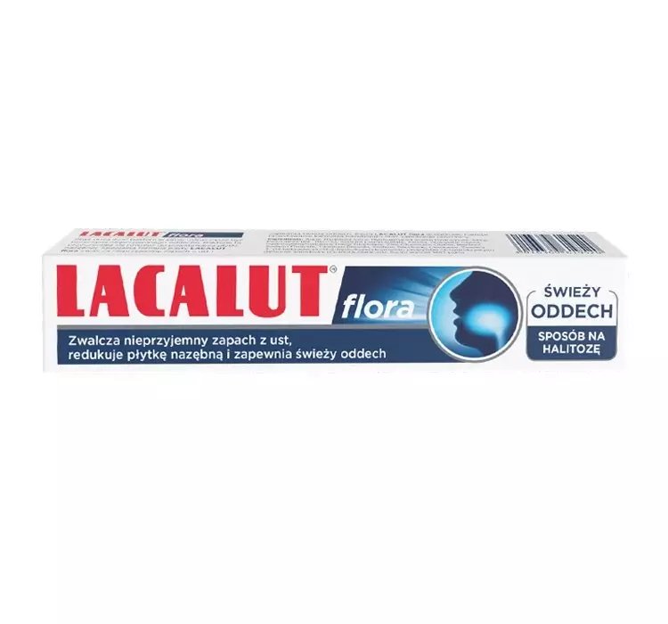 LACALUT FLORA PASTA DO ZĘBÓW ODŚWIEŻAJĄCA ODDECH 75ML