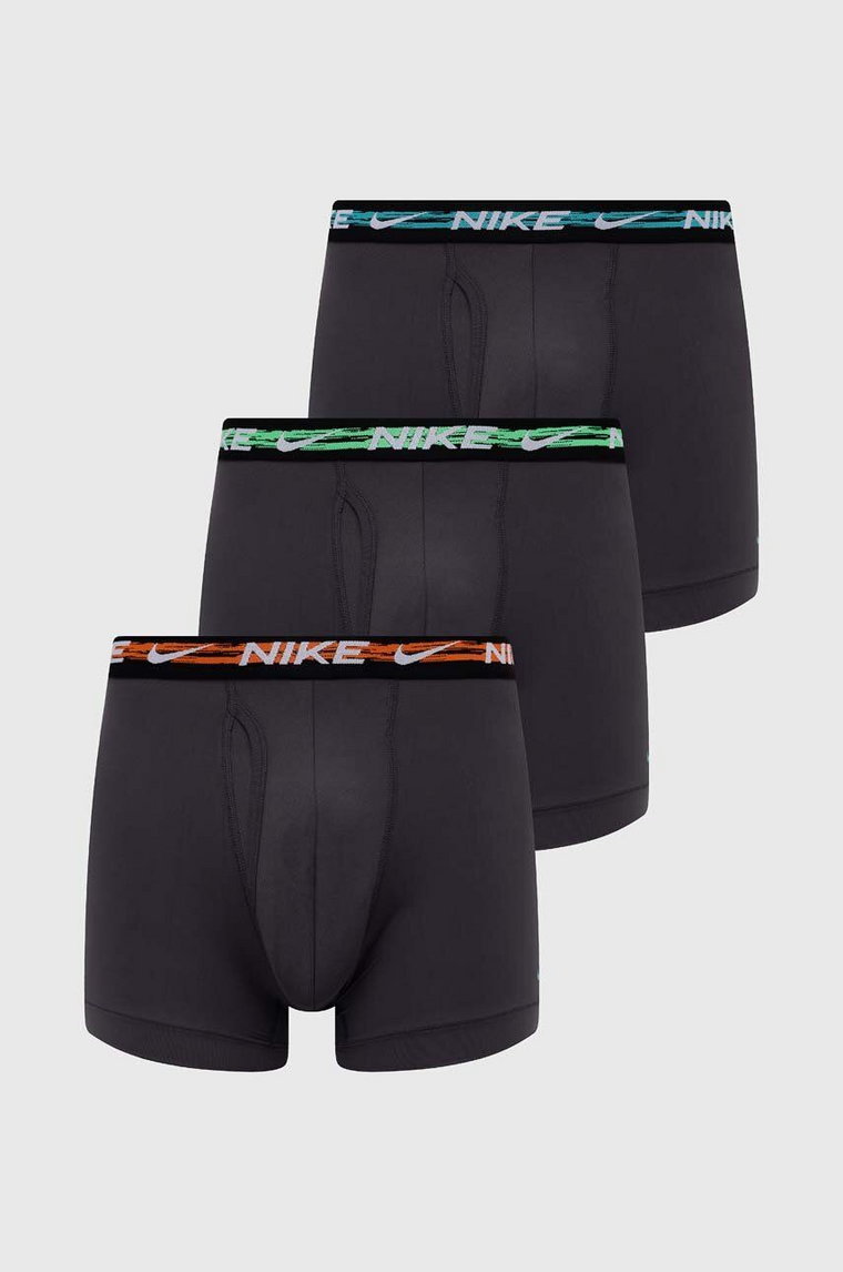 Nike bokserki 3-pack męskie kolor czarny