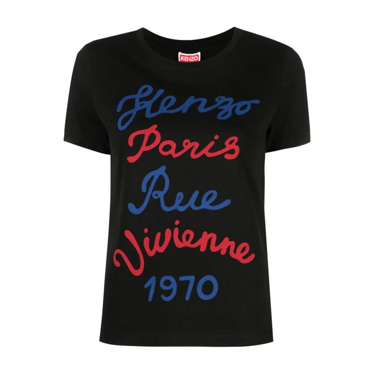Paris Logo Print T-Shirt Kenzo