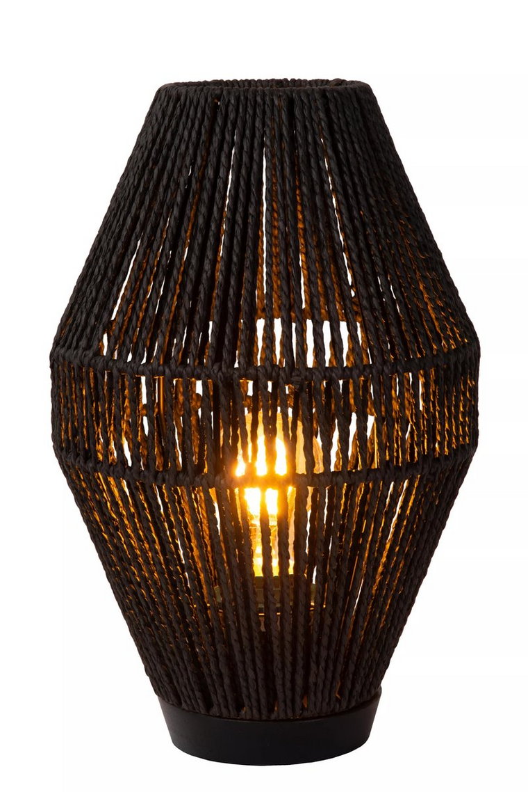 Lampa stołowa boho czarna E27 Cordulle Lucide