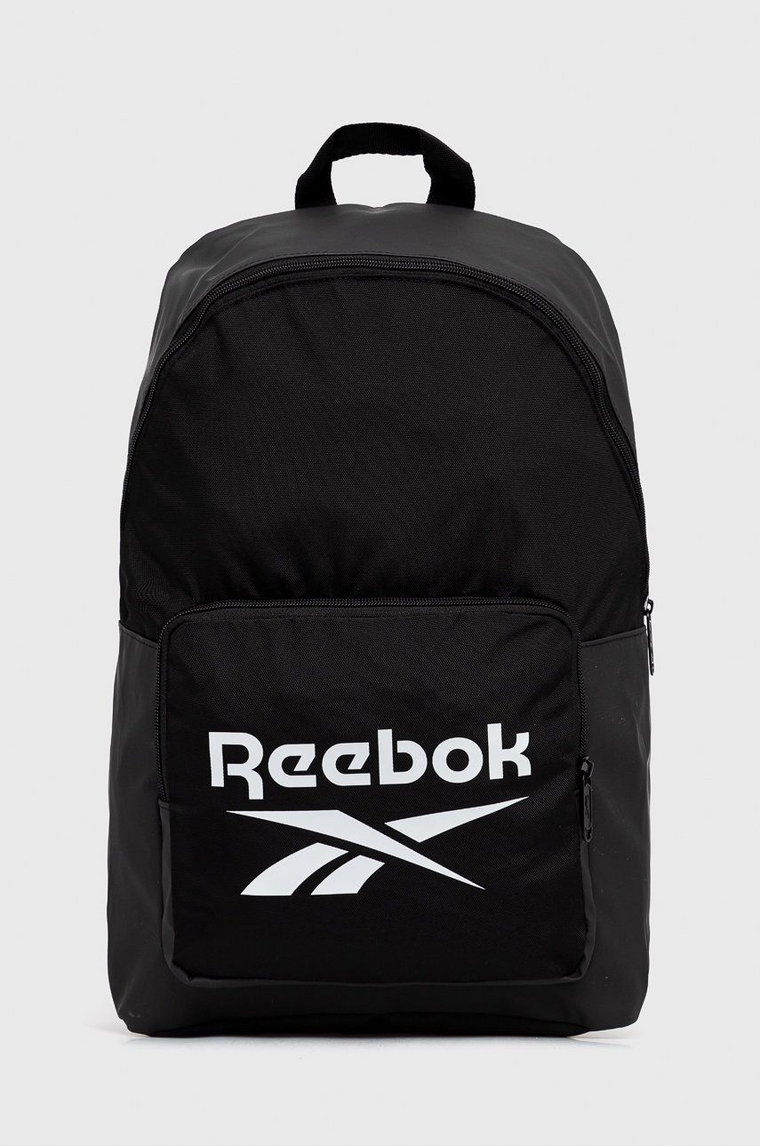 Reebok Classic Plecak GP0148 kolor czarny duży z nadrukiem GP0148-BLK/BLK